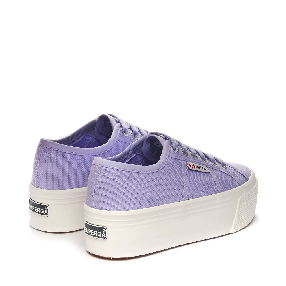 Superga 2790 Platform Purple Platform Sneakers - Women's USA | US5178087